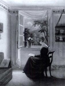 The Open Window by Pierre Roch Vigneron