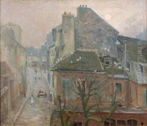 Rue Du Mont Cenis, Soleil D'hiver by Henri Vignet