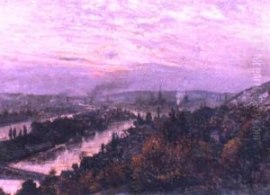 A Panoramic View Of Rouen, Normandy