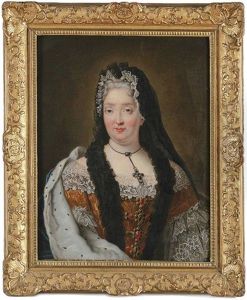 Portrait Der Francoise D'aubigne, Marquise De Maintenon by Philippe Vignon