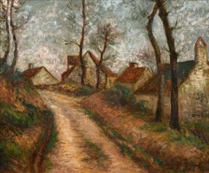 Le Chemin, Auvers Sur Oise by Victor-Alfred-Paul Vignon