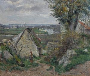 Les Bords De L'oise by Victor-Alfred-Paul Vignon