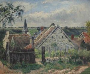 Rural Landscape by Victor-Alfred-Paul Vignon