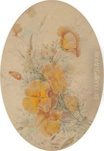 Group Of Flowers by Fidelia Bridges