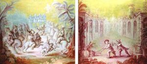 Chinoiseries Aux Acrobates, Danseurs Et Cavaliers by Jacques Vigoureux-Duplessis