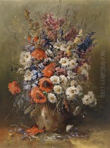 Groser Sommerblumenstraus