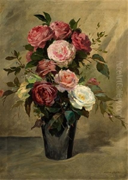 Jarron Con Rosas - view 1