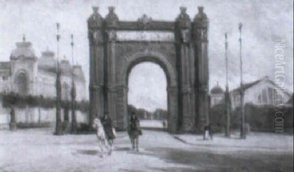 Arco Del Triunfo En Barcelona - view 1