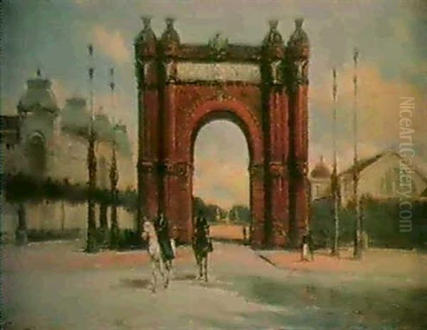 Arco Del Triunfo En Barcelona - view 1