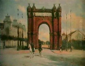 Arco Del Triunfo En Barcelona
