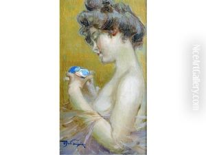 Ritratto Di Giovane Donna by Aleardo Villa