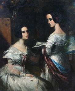 A Portrait Of Two Young Ladies A Portrait Of Two Young Ladies