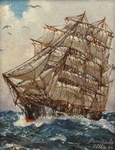 Ship In Rough Seas