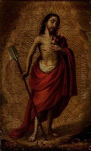 Portrait Of Christ by Cristobal de Villalpando