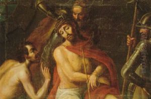 La Coronacion De Cristo Con La Corona De Espinas by Cristobal de Villalpando