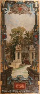 Le Cours De La Reyne (a Royal Carriage On An Avenue) And L'eglise De St. Pierre (a Hilltop Church Above A Town) (2 Works)