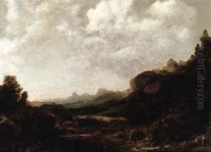 Mountainous Landscape With Figures Mountainous Landscape With Figures