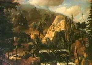 Paysage A La Cascade