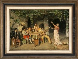 Fiesta De Toreros En Una Venta