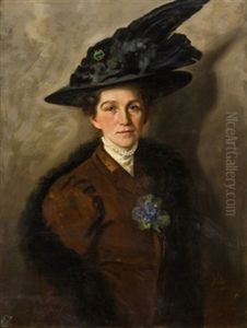 Retrato Dama by Jose Villegas y Cordero