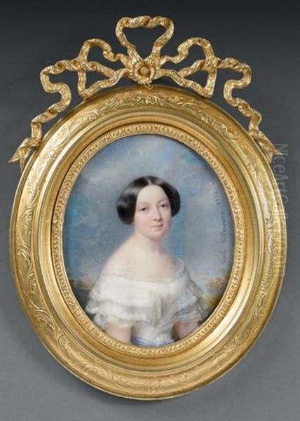 Portrait De Mademoiselle De Monseignat - view 1