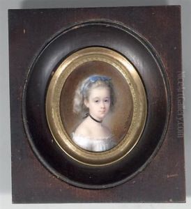Portrait De Jeune Fille by Cecile Villeneuve