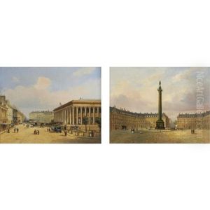 Place Vendome And La Bourse (pair)