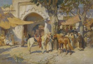 By The City Gate by Frederick Arthur Bridgman