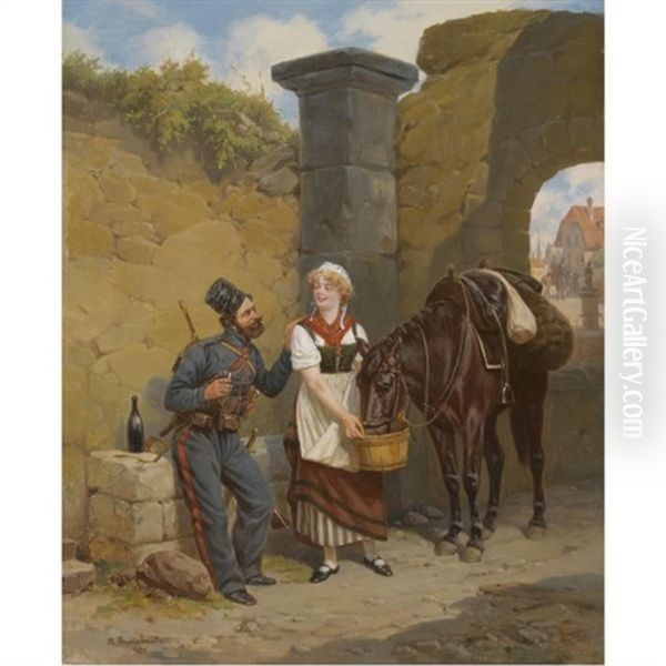 A Cossack And A Townsgirl - view 1