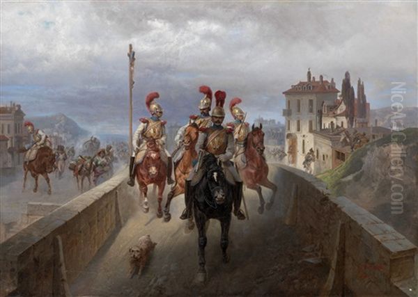 Retreat Of The Napoloeonic Troops - view 1