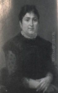 Retrato De La Mujer Del Artista by Ricardo de Villodas de la Torre