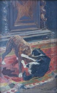 Entre Chiens Et Chats by Auguste Vimar