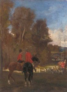 The Hunt by Auguste Vimar