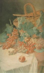 Cesto Con Uvas by Rafael Vinader