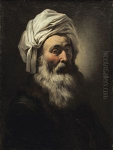 Portrait D'homme Au Turban by Francois Andre Vincent