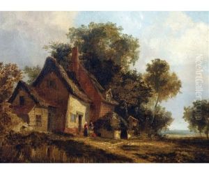 A Norfolk Cottage C. 1827 by George Vincent