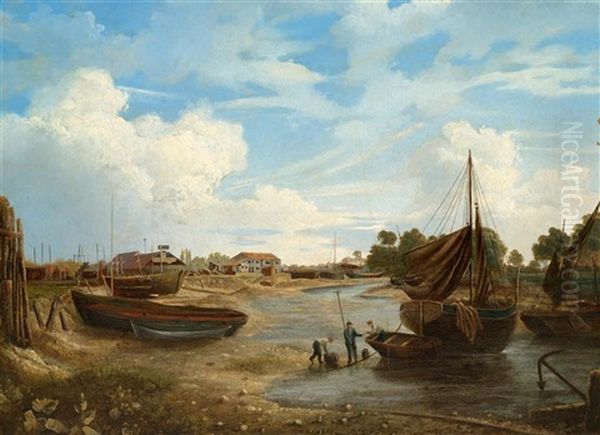 Fishing Scene In Norfolk - view 1