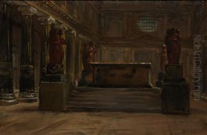 Circenses (the Circus Performers) by Auguste Jean Bapt. Vinchon