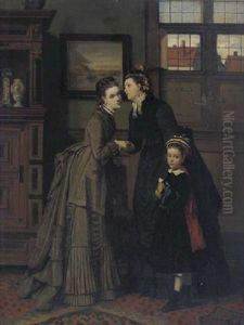 A Cordial Greeting by Franz Kaspar Huibrecht Vinck