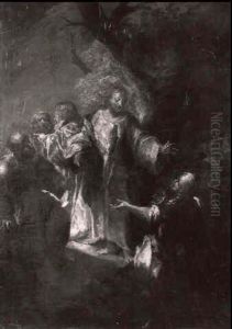 Le Christ Au Jardin Des Oliviers by Johann Christian Vinck