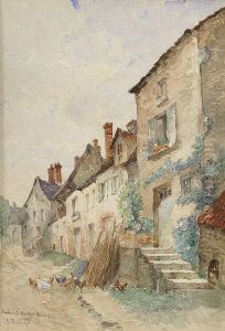 Faubourg De Montbard, Cote D'or by Jacques Alfred Brielman