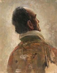 Sacerdote (estudio De Figura Para "la Bendicion De Los Campos En 1800" by Salvador Viniegra Y Lasso