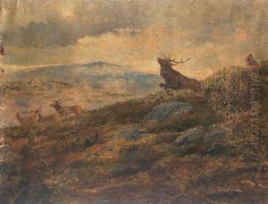 Escena De Caza by Salvador Viniegra Y Lasso