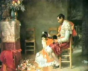 L'hommage Au Torero by Salvador Viniegra Y Lasso