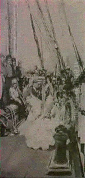 Figures On Board Ship - view 1