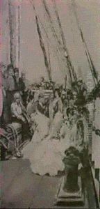 Figures On Board Ship by Salvador Viniegra Y Lasso