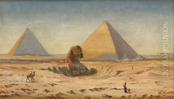 Le Sphinx De Gizeh Et Les Pyramides De Kheops Et Khephren - view 1