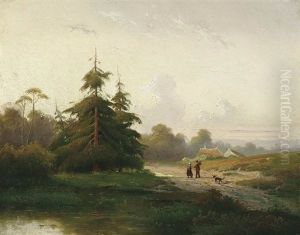 Auf Dem Heimweg by Willem Frederik Vinkenbos