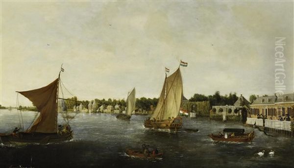 Hollandische Flusslandschaft (haarlem?) - view 1