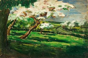 Bluhende Baume by Carl Vinnen